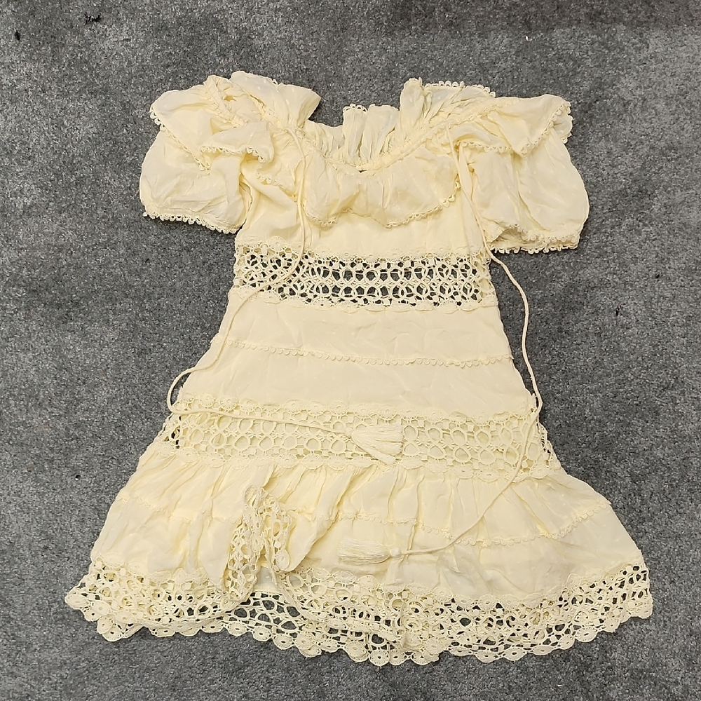 Free People Yellow Dress